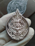 Authentic Narai on Garuda Silver Pendant for Prestige and Protection in Pure Silver Default Title