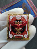 Garuda Stamp Medallion - Unique Collectible Thai Post Enamel Artifact Default Title