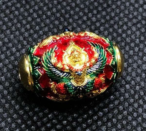 Thai Prosperity Amulet - Authentic Protection Charm for Abundance and Blessings Bronze