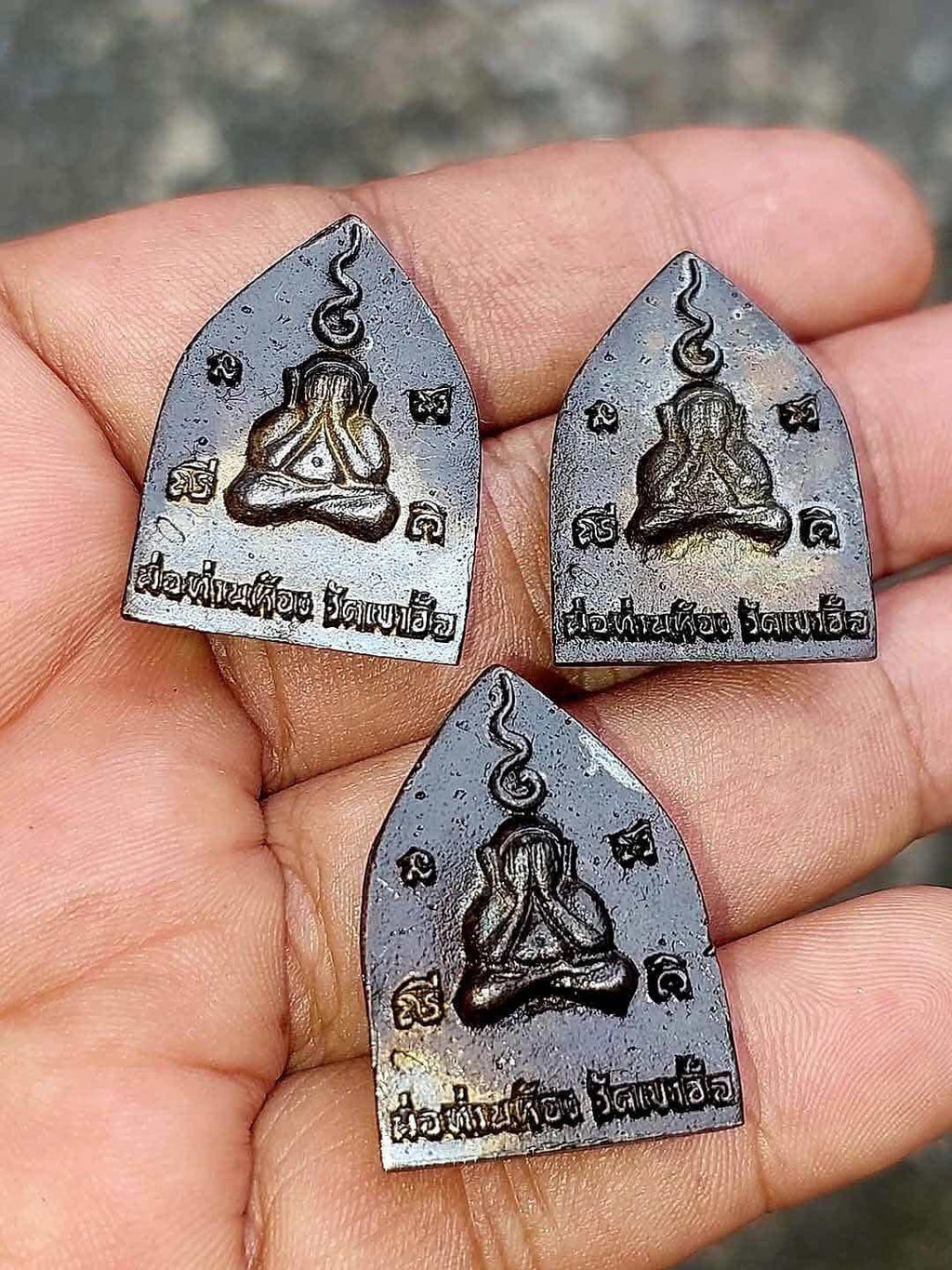 Thai Prosperity Amulet Wat Khao Or - Authentic Phan Tai Plik Chiwit Amulet