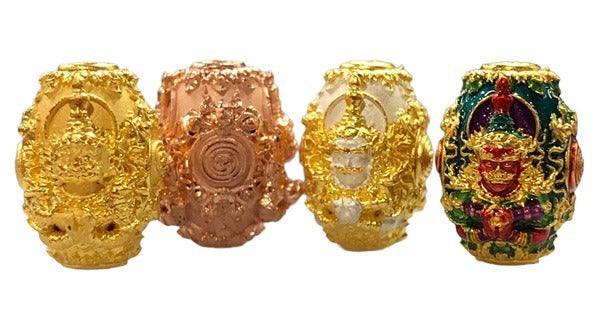 Thai Prosperity Amulet - Authentic Guardian Charm for Wealth and Protection