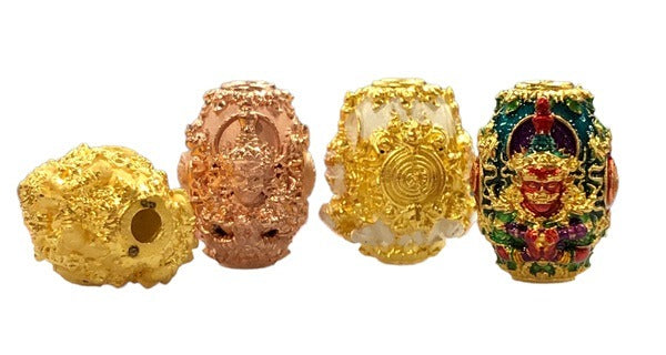 Thai Prosperity Amulet - Authentic Guardian Charm for Wealth and Protection