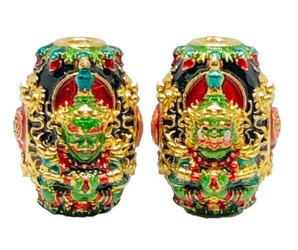 Thai Prosperity Amulet - Authentic Guardian Charm for Wealth and Protection