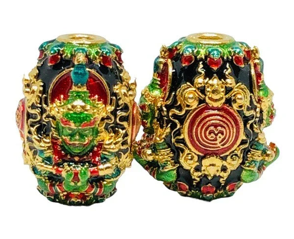 Thai Prosperity Amulet - Authentic Guardian Charm for Wealth and Protection 1