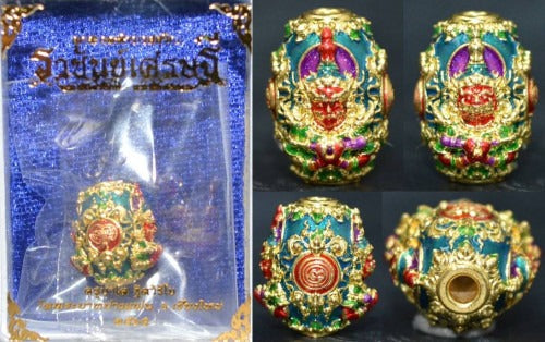 Thai Prosperity Amulet - Authentic Guardian Charm for Wealth and Protection 5