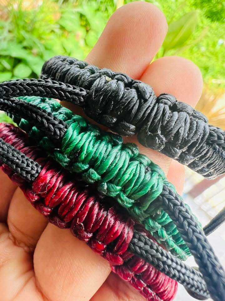 Sacred Protection Bracelet - Bea Gae Baramee 9 Rounds by Luang Pu Im, Wat Thung Na Mai | Thai Blessed Bracelet for Fortune and Protection