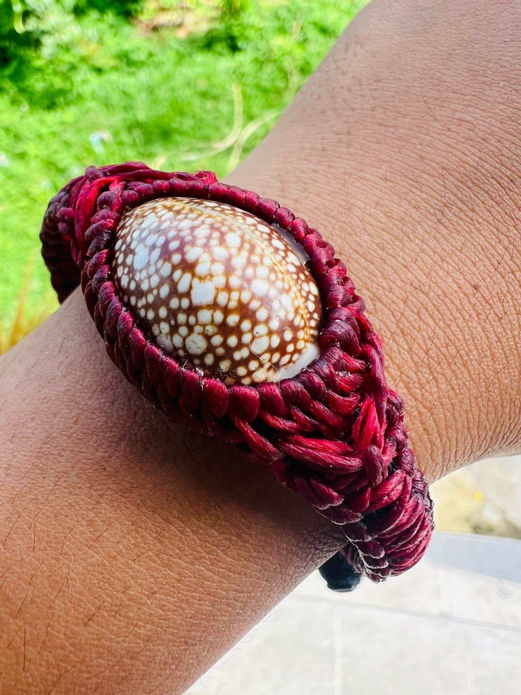 Sacred Protection Bracelet - Bea Gae Baramee 9 Rounds by Luang Pu Im, Wat Thung Na Mai | Thai Blessed Bracelet for Fortune and Protection Red