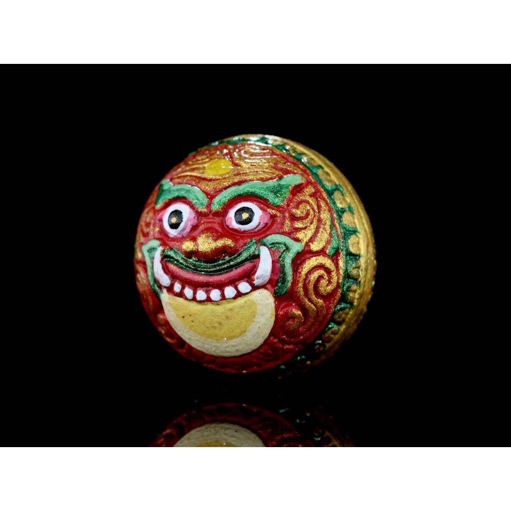 Rahu Amulet Protection Ball for Luck, Wealth, and Safety - Blessed Edition by Kru Ba Kamphan Intawanno, Wat Ko Chok, Chiang Mai