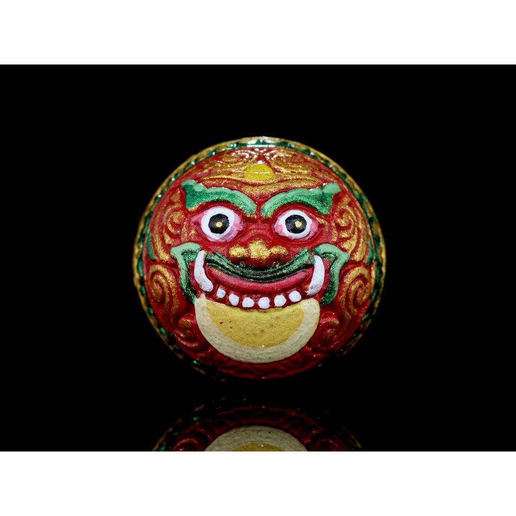 Rahu Amulet Protection Ball for Luck, Wealth, and Safety - Blessed Edition by Kru Ba Kamphan Intawanno, Wat Ko Chok, Chiang Mai
