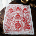 Authentic Thai Sacred Yantra Cloth "7 Grand Master Hermit Lersi Deities - Wai Kru Memorial Edition" (A3 Size) by Ruen Phra Phetchalukan Pichai Songkhram