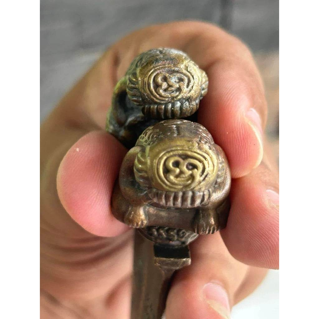 Thai Blessing Knife Amulet for Enhanced Spiritual Protection and Wellness