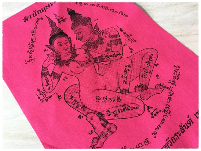 Thai Sacred Cloth for Prosperity Attraction and Timeless Fortune Unveiling