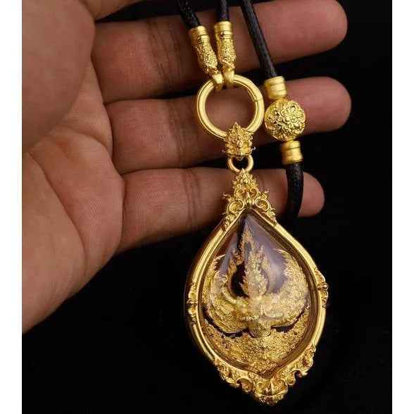 Garuda Amulet for Wealth - Thai Sacred Coin for Protection and Prosperity