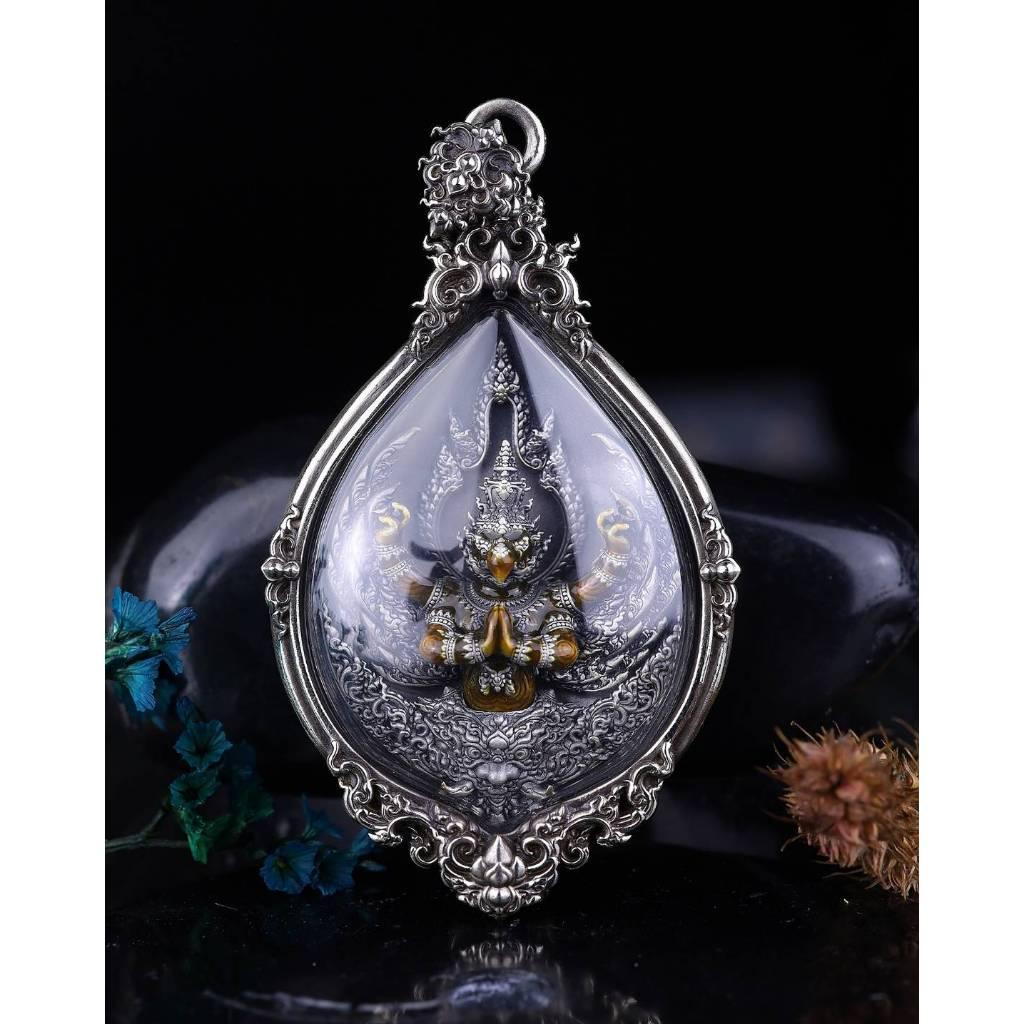 Garuda Amulet for Wealth - Thai Sacred Coin for Protection and Prosperity