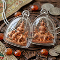 Authentic Thai Amulet "Mae Nang Phim Riding Wild Boar Copper Pendant" Consecrated by Phra Ajarn Prasan, Wat Chong Kling B.E. 2561 (2018) - Direct Nephew & Lineage Disciple of Luang Pu Up, Wat Thong Sai