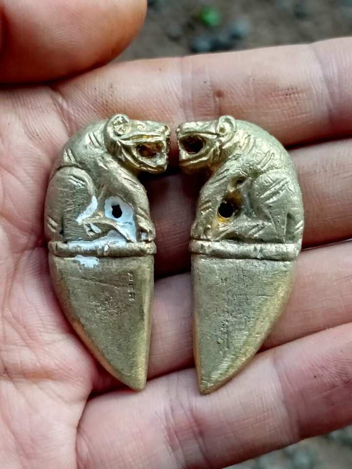 Sacred Tiger Amulet for Protection - Rupleor Suea Phayak (LP Kaek Tiger Statue)