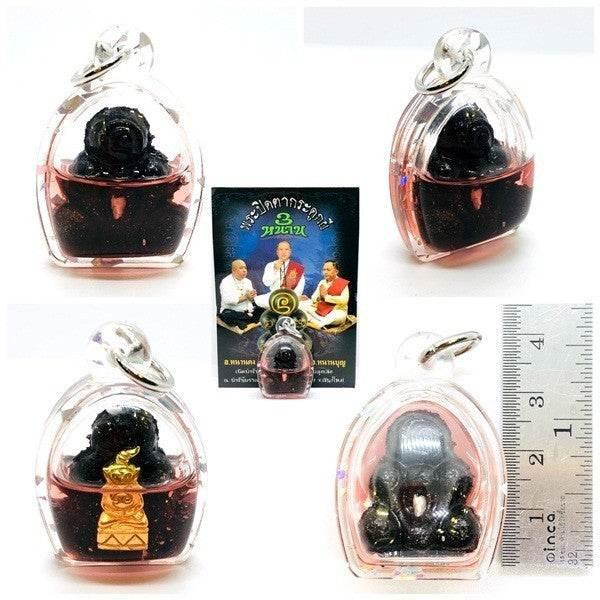Thai Phra Pidta Protection Amulet - Supernatural Ghost Bone Phra Pidta 3 Nan