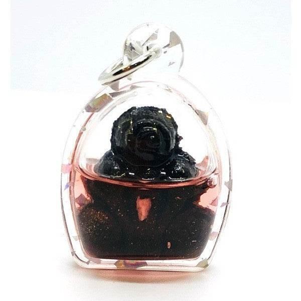 Thai Phra Pidta Protection Amulet - Supernatural Ghost Bone Phra Pidta 3 Nan Black ash powder