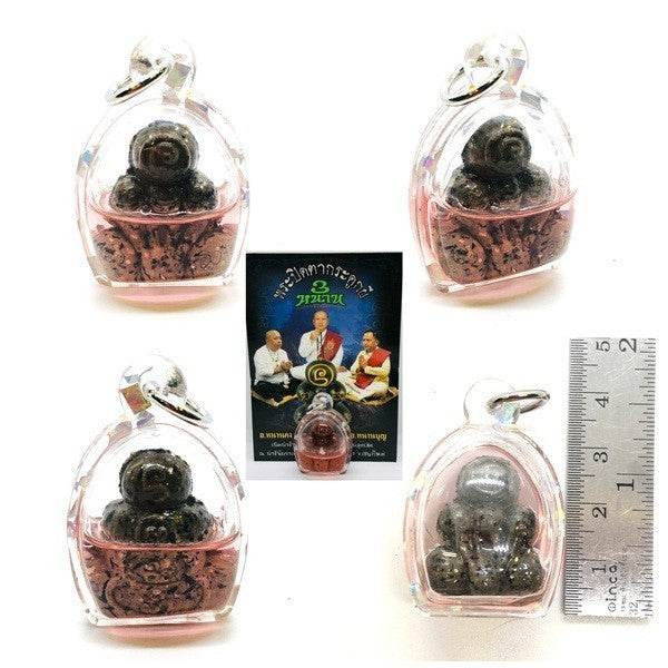 Thai Phra Pidta Protection Amulet - Supernatural Ghost Bone Phra Pidta 3 Nan