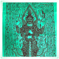Thao Wessuwan Talisman Cloth - 4 Kings Protection Yantra for Spiritual Empowerment (60x35cm)