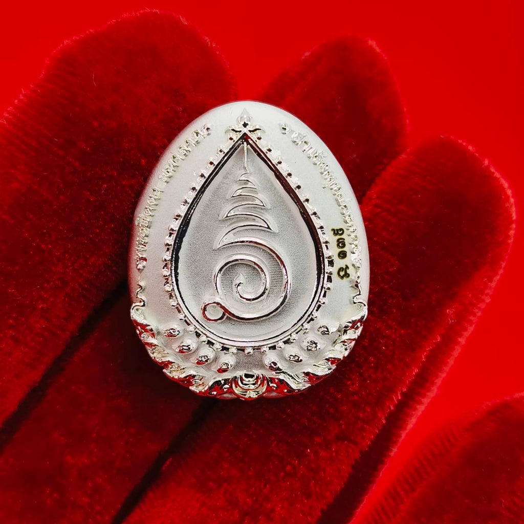 Thai Wealth Amulet for Success with Intricate Design for Abundance and Prosperity