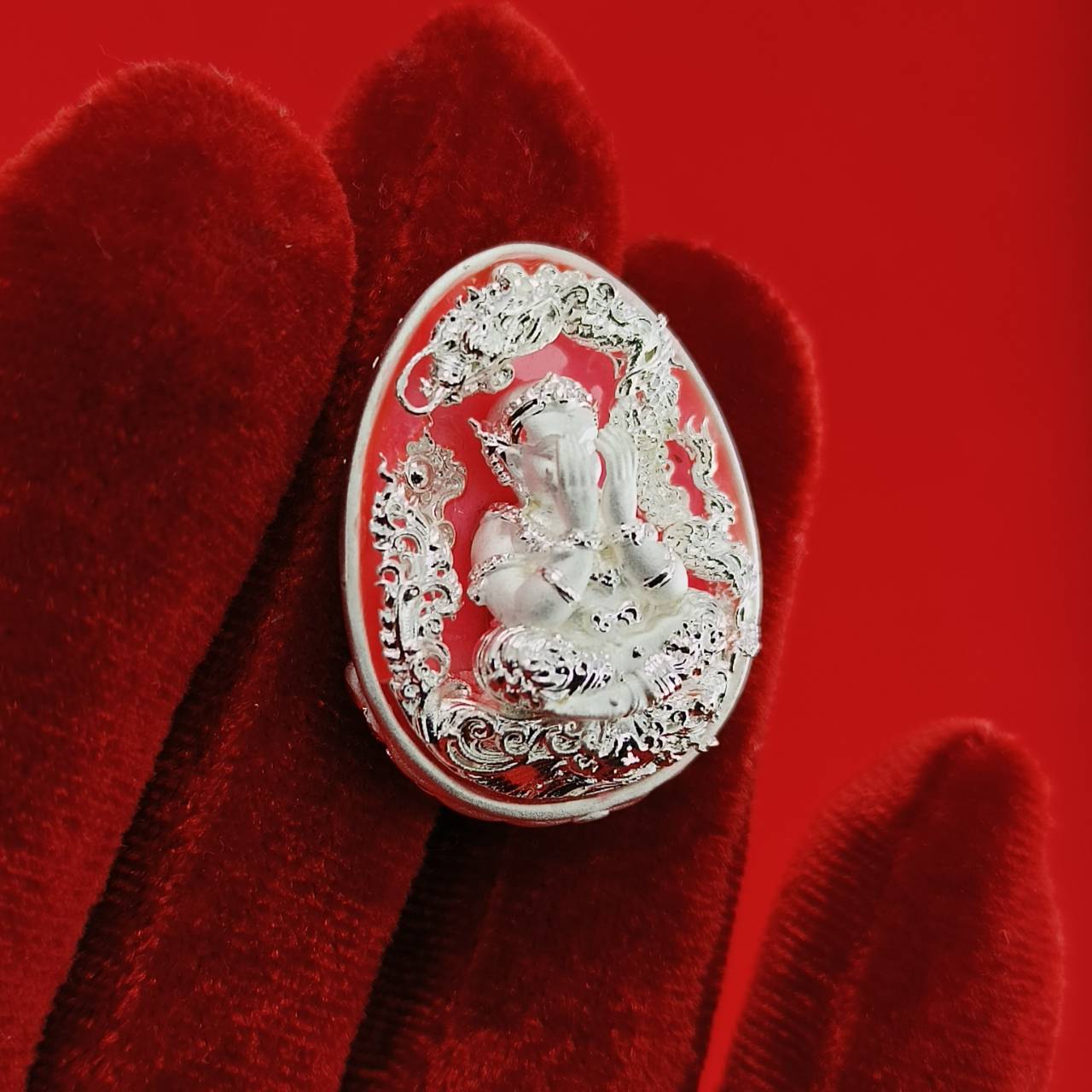 Thai Wealth Amulet for Success with Intricate Design for Abundance and Prosperity