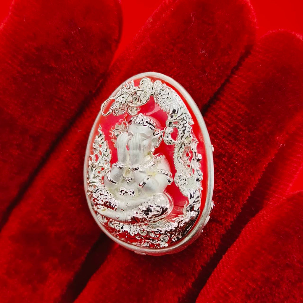 Thai Wealth Amulet for Success with Intricate Design for Abundance and Prosperity