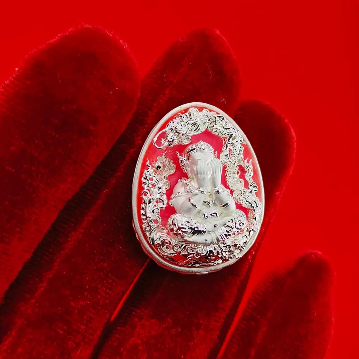 Thai Wealth Amulet for Success with Intricate Design for Abundance and Prosperity
