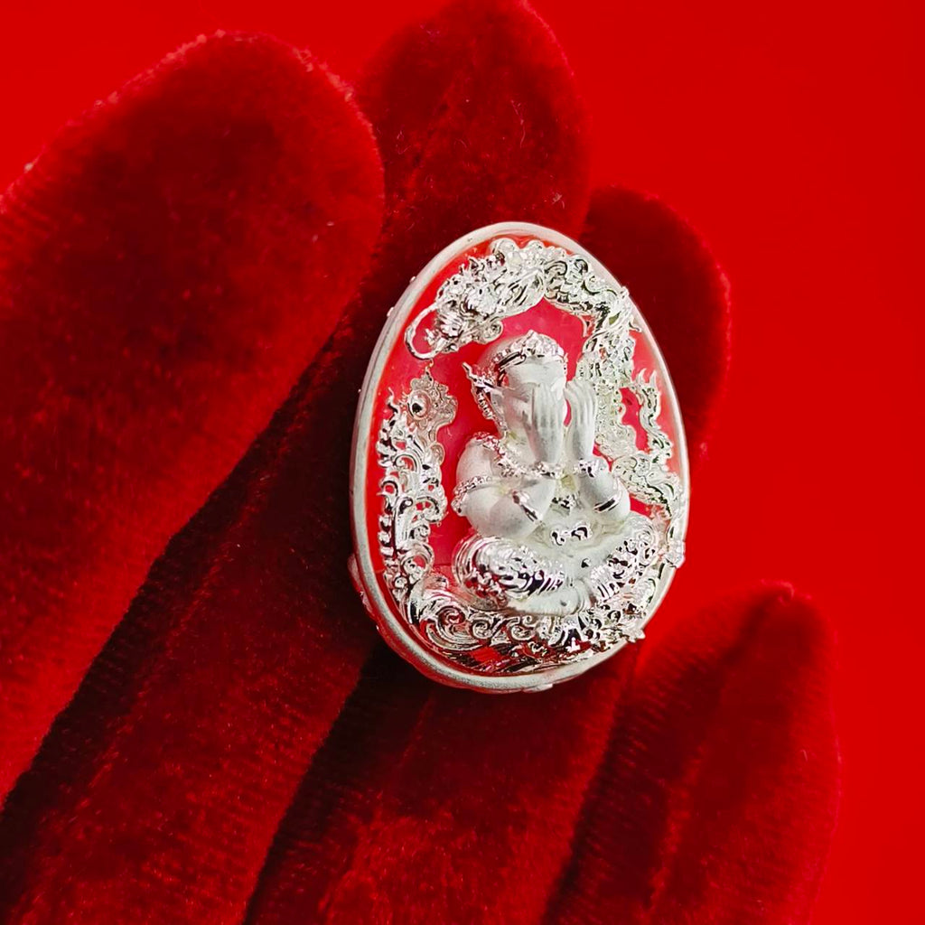 Thai Wealth Amulet for Success with Intricate Design for Abundance and Prosperity