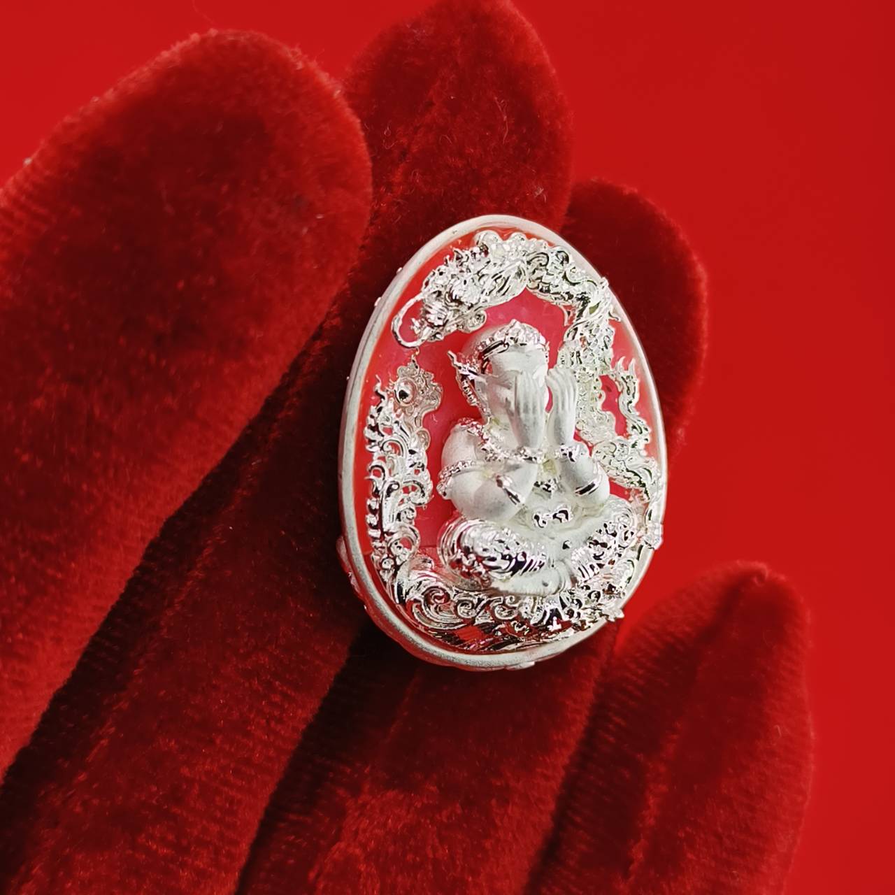 Thai Wealth Amulet for Success with Intricate Design for Abundance and Prosperity