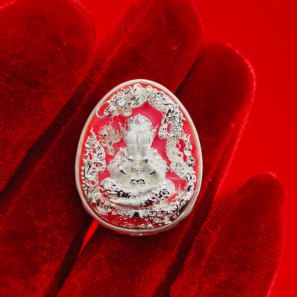 Thai Wealth Amulet for Success with Intricate Design for Abundance and Prosperity