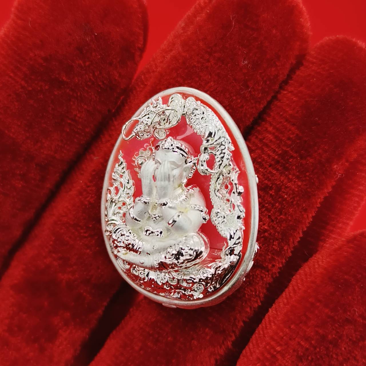 Thai Wealth Amulet for Success with Intricate Design for Abundance and Prosperity