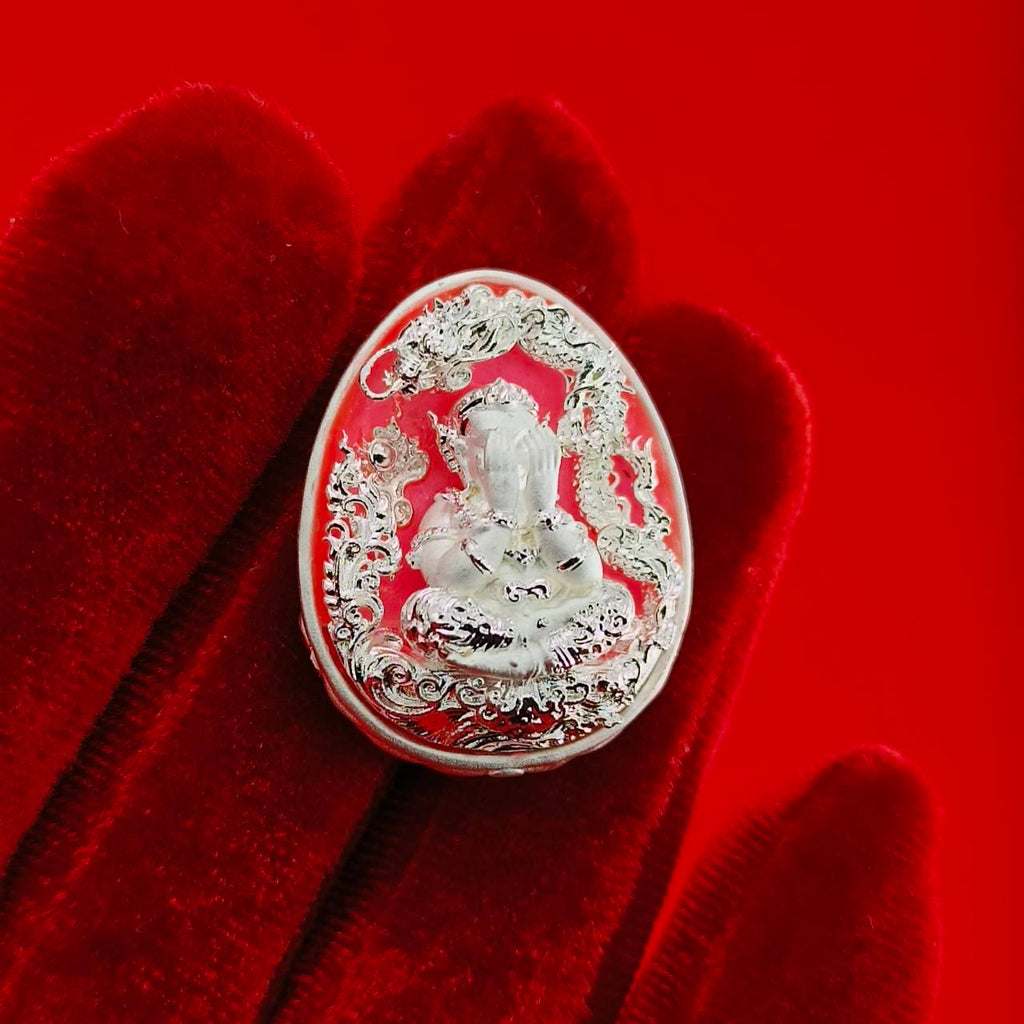 Thai Wealth Amulet for Success with Intricate Design for Abundance and Prosperity