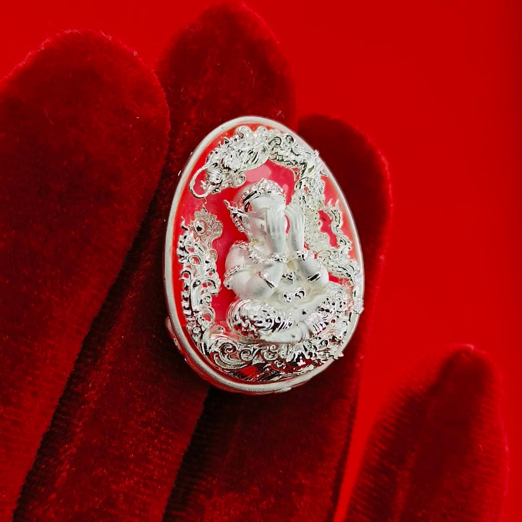 Thai Wealth Amulet for Success with Intricate Design for Abundance and Prosperity