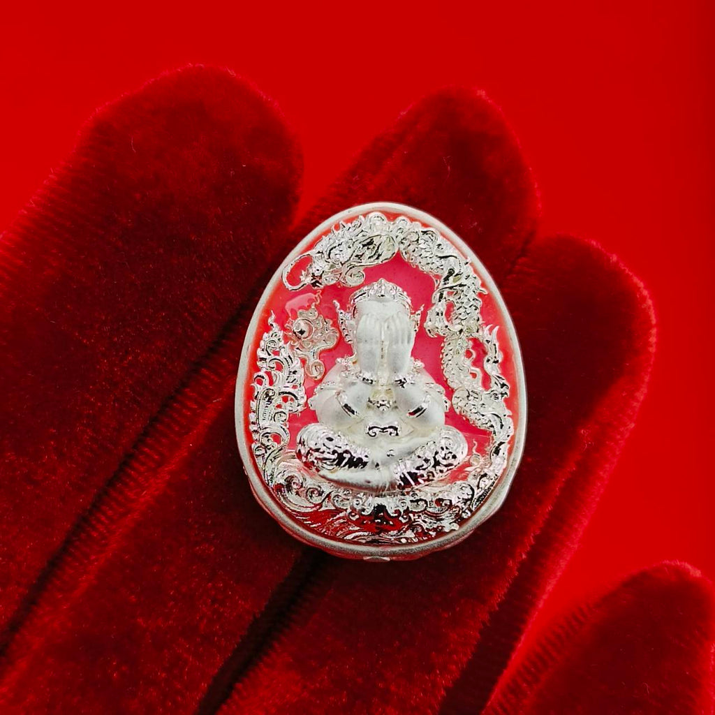 Thai Wealth Amulet for Success with Intricate Design for Abundance and Prosperity