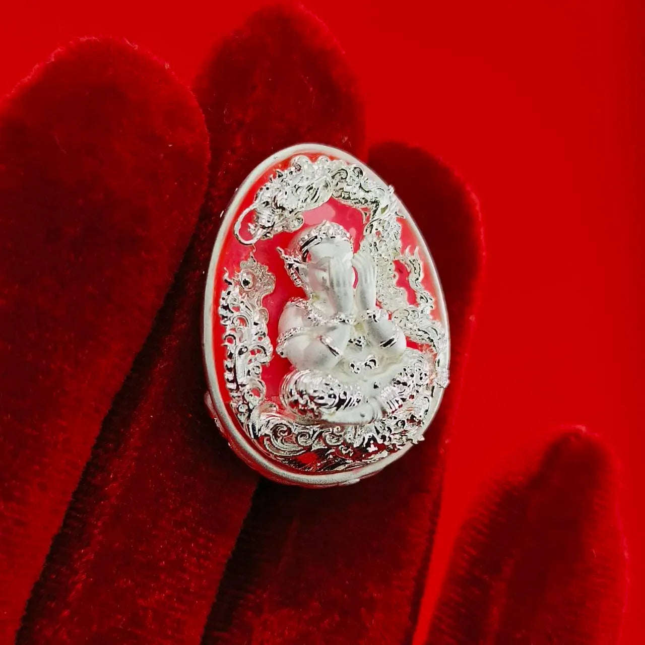 Thai Wealth Amulet for Success with Intricate Design for Abundance and Prosperity