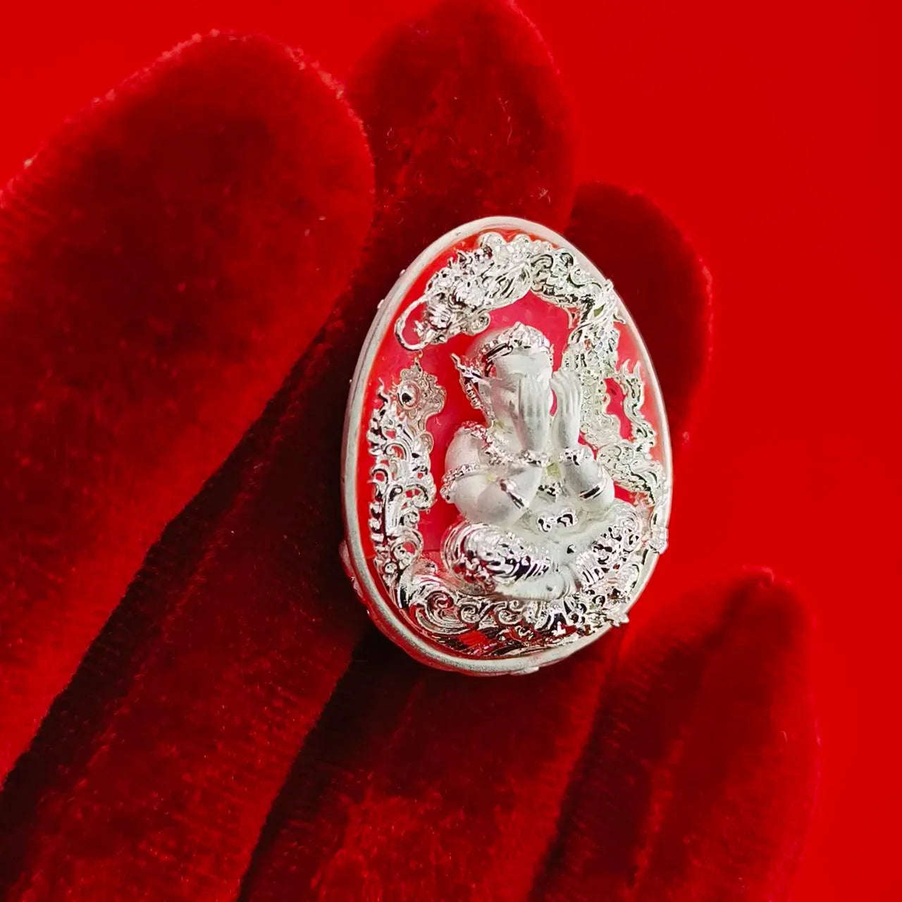 Thai Wealth Amulet for Success with Intricate Design for Abundance and Prosperity
