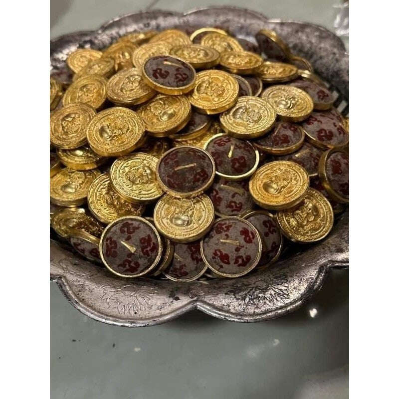 Thai Wealth Protection Amulet Charm for Spiritual Blessings