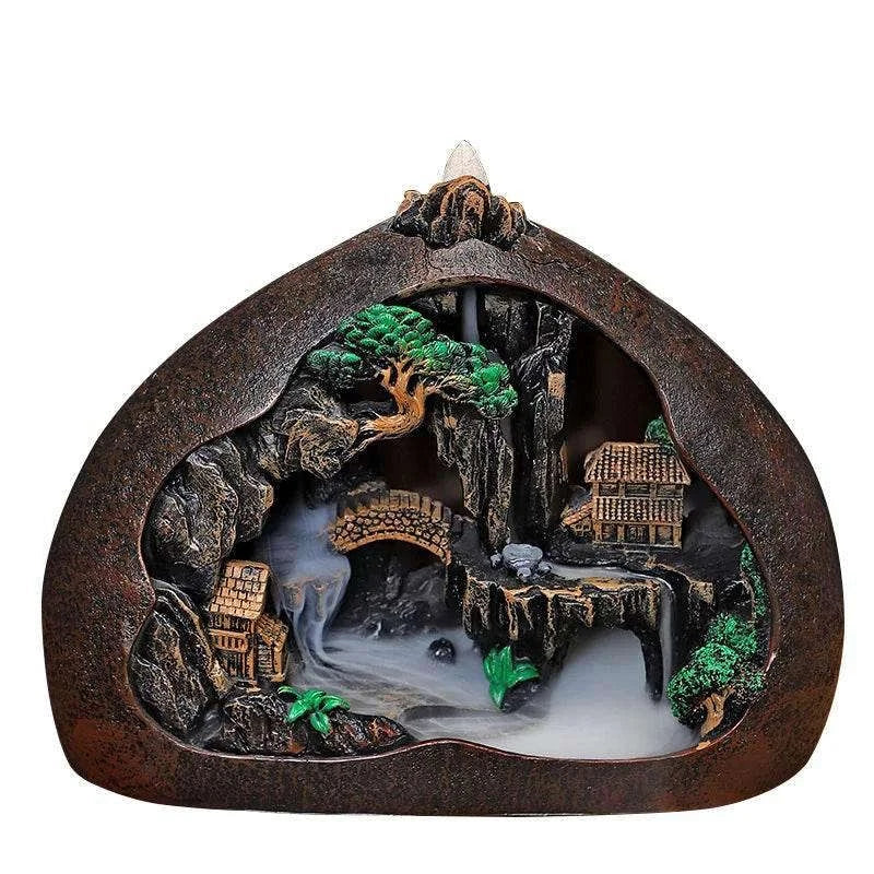 Thai Zen Backflow Incense Burner for Home Decor - Thai Blessing Landscape Design