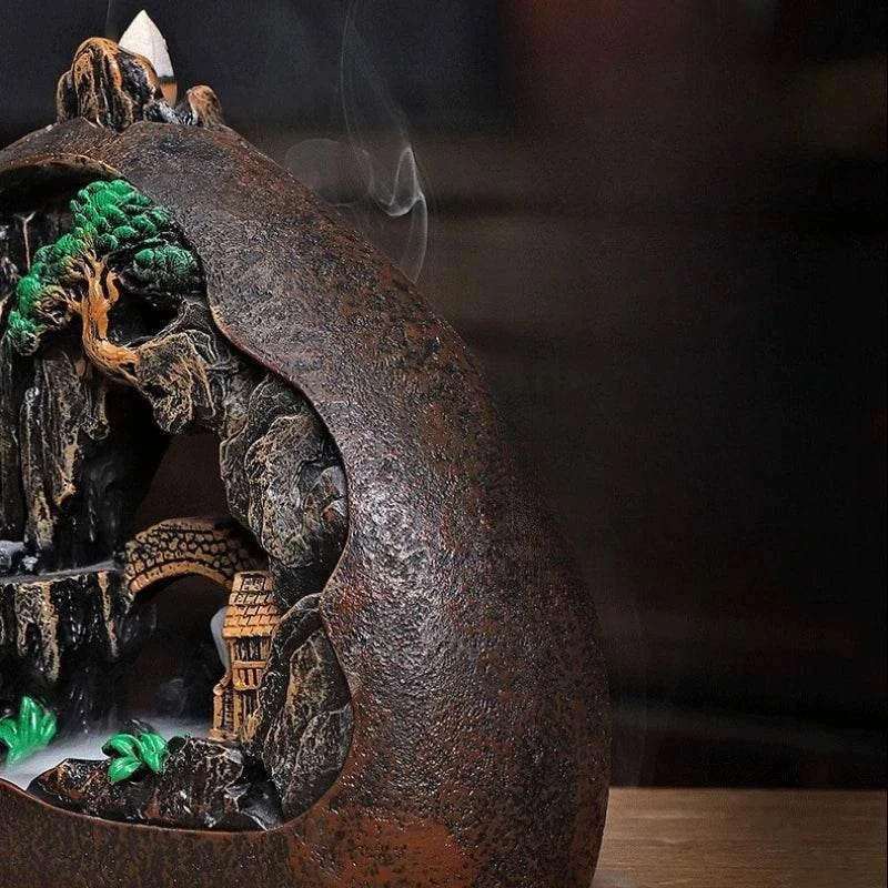 Thai Zen Backflow Incense Burner for Home Decor - Thai Blessing Landscape Design