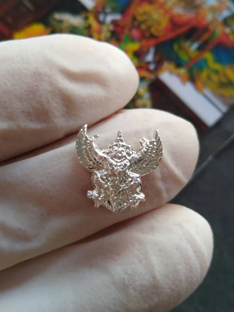Mini Garuda Amulet 1cm for Power, Protection, and Prosperity Default Title
