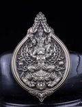 Narai on Garuda Medallion - Limited Edition Temple-Blessed Thai Amulet by Luang Pu Prayoon, Wat Nong Pa Mak