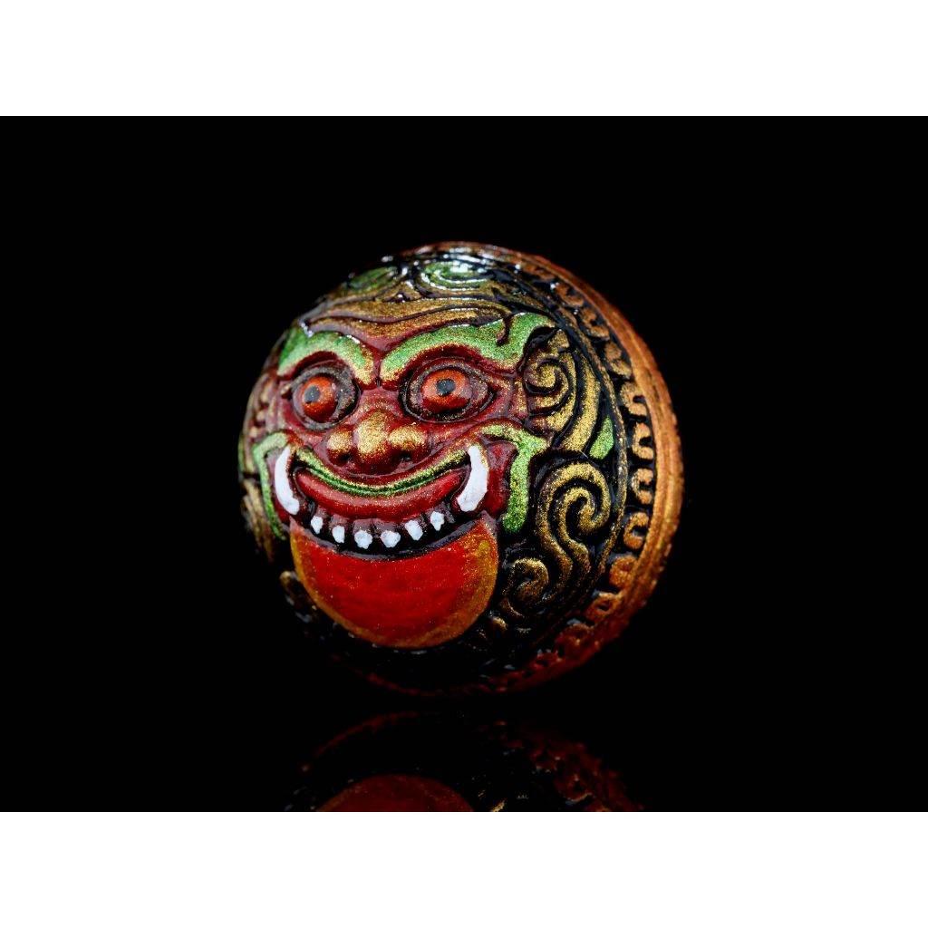 Rahu Amulet | Rahu Over the Star Edition Authentic Handpainted Rahu Amulet for Unique Spiritual Protection
