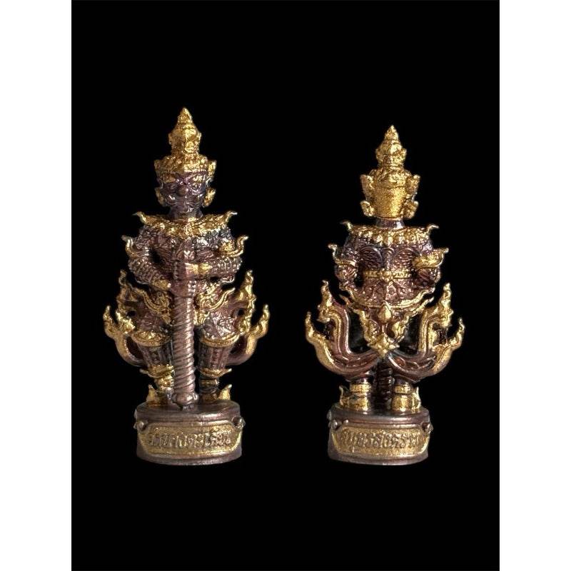 Thao Wessuwan Coin Amulet from Wat Nang Takhian for Wealth and Prosperity 4