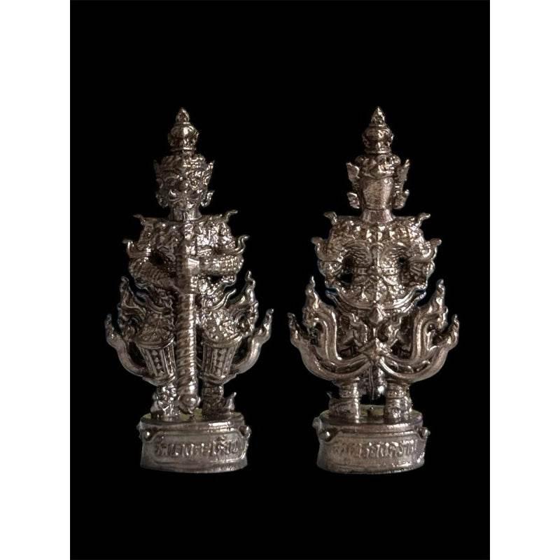 Thao Wessuwan Coin Amulet from Wat Nang Takhian for Wealth and Prosperity 1