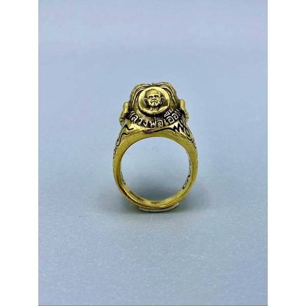 Tiger King Ring Amulet for Strength, Wealth, and Confidence