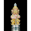 Thao Wessuwan Thai Amulet for Wealth and Prosperity - Blessed Protection บรอนซ์ 3 กษัตริย์