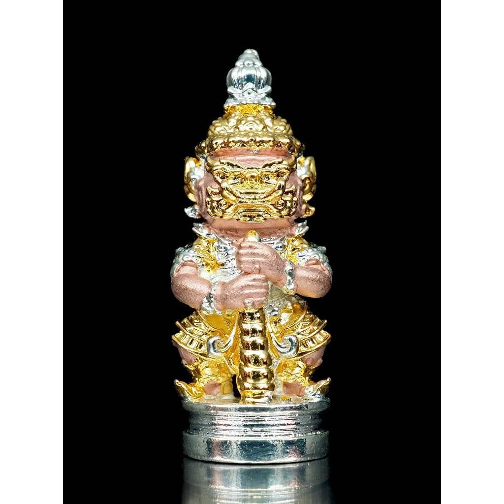 Thao Wessuwan Thai Amulet for Wealth and Prosperity - Blessed Protection บรอนซ์ 3 กษัตริย์