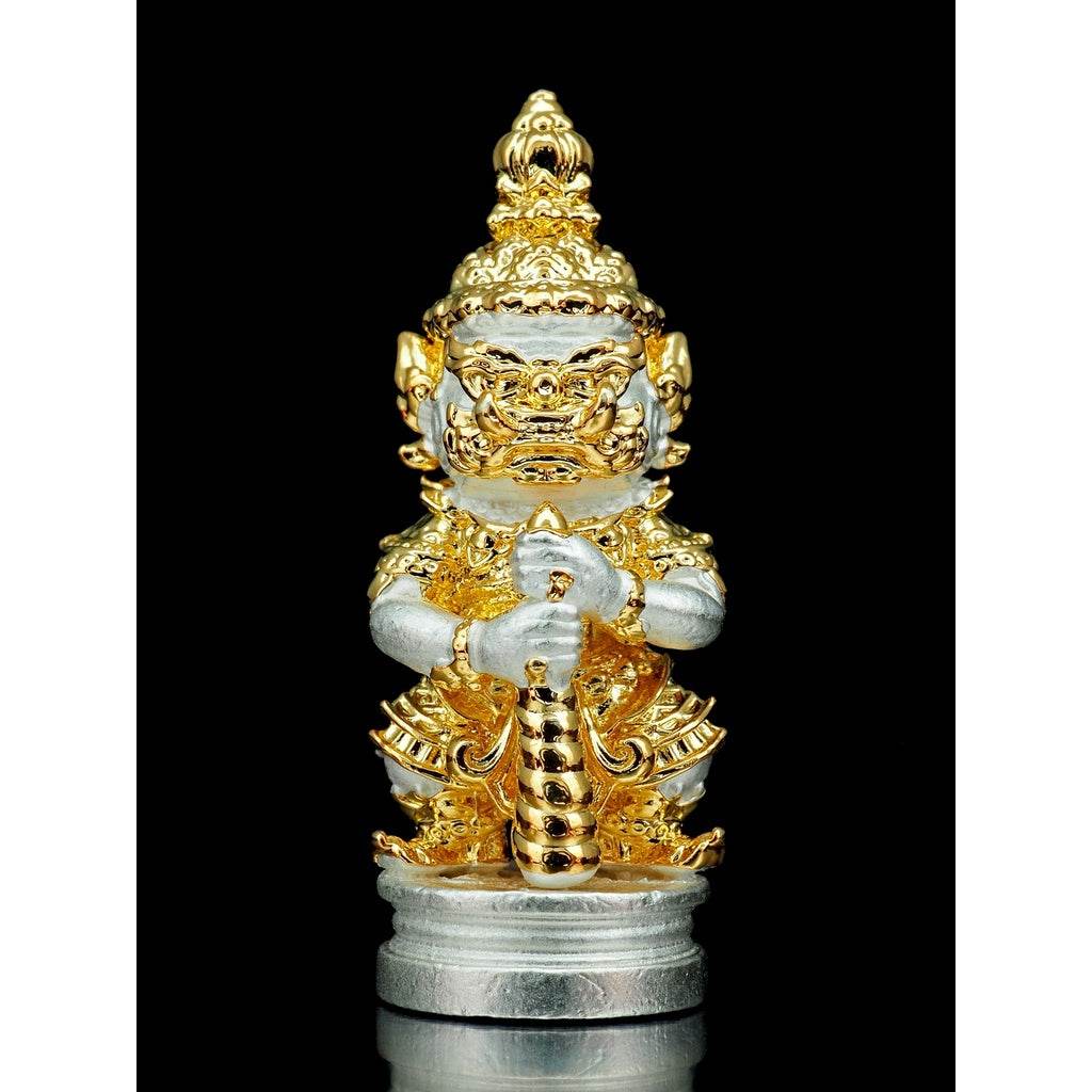 Thao Wessuwan Thai Amulet for Wealth and Prosperity - Blessed Protection บรอนซ์ 2 กษัตริย์