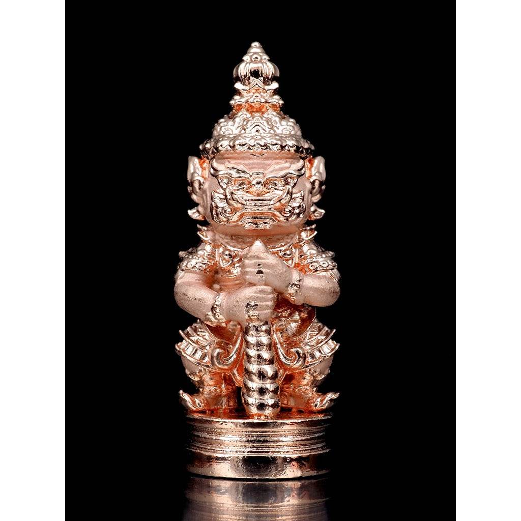 Thao Wessuwan Thai Amulet for Wealth and Prosperity - Blessed Protection ชุบพิงค์ จิลเวลรี่